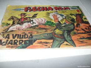 Tebeos: ORIGINAL FLECHA ROJA 74 LA VIUDA WARREN,(DE 79).MAGA,1962